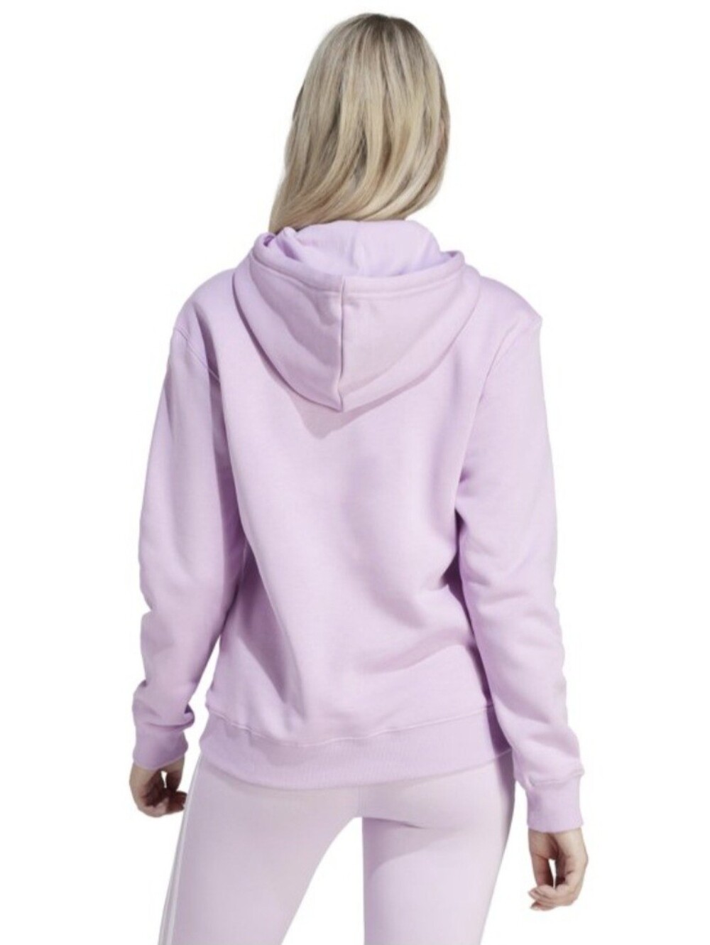 Adidas Lilac Logo Pullover Hoodie Women